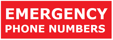 Emergency Phone Numbers