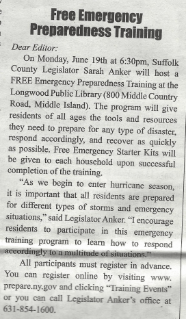 Emergency Preparedness Seminar